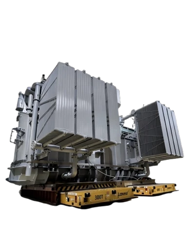 AGV de transport de transformateur de liaison pour véhicule double 600t
